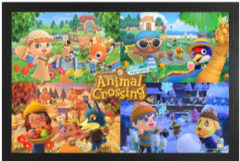 Cadre / Framed - Animal Crossing NH (4 Seasons)